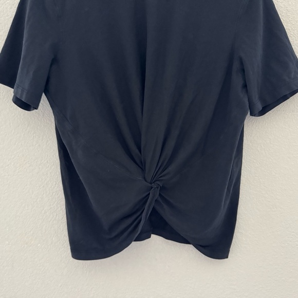 Lululemon Crescent T Shirt Pima Cotton Black Short Sleeve Casual Athleisure 8 - Picture 8 of 13
